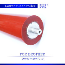 Top quality reasonable price lower fuser roller compatible for Brother 2040 7420 7010 7020 2820 2050 laser printer pressure roll